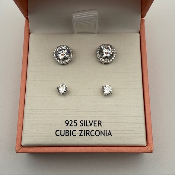 Rachel Ashwell 925 Silver Earring Set in Gift Box - Picture 1 of 4